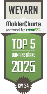 MaklerCharts KW 24/2025 - Weichselgartner Immobilien GmbH ist TOP-5-Makler in Weyarn