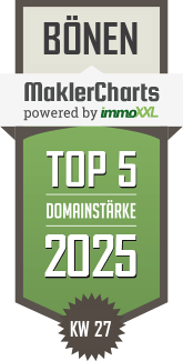 MaklerCharts KW 27/2025 - ImmoProfi Jens Mller ist TOP-5-Makler in Bnen