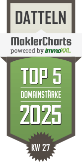 MaklerCharts KW 27/2025 - Marek Immobilien GmbH ist TOP-5-Makler in Datteln