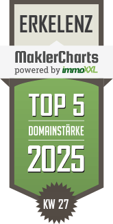 MaklerCharts KW 27/2025 - S-Immobilien GmbH ist TOP-5-Makler in Erkelenz