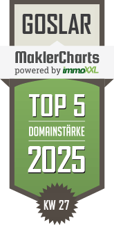 MaklerCharts KW 27/2025 - Hafermalz Immobilien ist TOP-5-Makler in Goslar