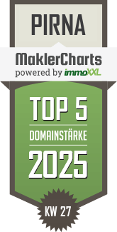 MaklerCharts KW 27/2025 - Saxowert Immobilien GmbH & Co. KG ist TOP-5-Makler in Pirna