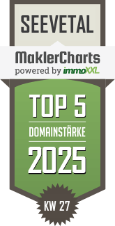 MaklerCharts KW 27/2025 - JEROMIN IMMOBILIEN, CJI ist TOP-5-Makler in Seevetal