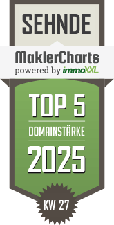 MaklerCharts KW 27/2025 - Immobilienpassion GmbH & Co. KG ist TOP-5-Makler in Sehnde
