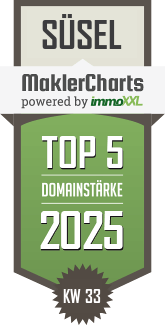 MaklerCharts KW 33/2025 - Die Hanse-Immobilien Frank Busacker ist TOP-5-Makler in Ssel