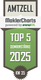 MaklerCharts KW 35/2025 - Stengel Immobilienservice ist TOP-5-Makler in Amtzell