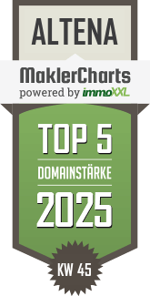 MaklerCharts KW 45/2025 - VR Immo: S�dwestfalen GmbH & Co. KG ist TOP-5-Makler in Altena