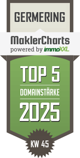 MaklerCharts KW 45/2025 - Akurat Immobilien ist TOP-5-Makler in Germering