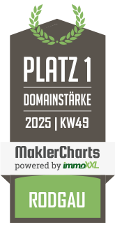 MaklerCharts KW 49/2025 - AREMA Immobilien ist bester Makler in Rodgau