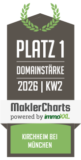 MaklerCharts KW 02/2026 - Hovestum GmbH - Immobilien ist bester Makler in Kirchheim bei M�nchen