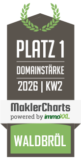 MaklerCharts KW 02/2026 - KSK-Immo�bi�lien GmbH ist bester Makler in Waldbr�l