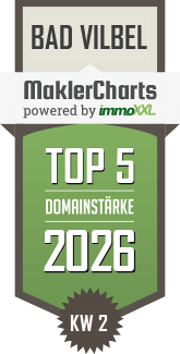 MaklerCharts KW 02/2026 - HWH Immobilien Martin Heidtmann ist TOP-5-Makler in Bad Vilbel