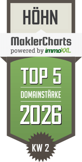MaklerCharts KW 02/2026 - H�HN Hausverwaltung GmbH ist TOP-5-Makler in H�hn