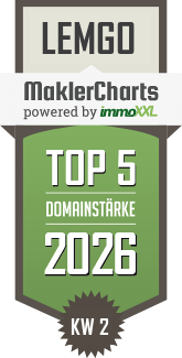 MaklerCharts KW 02/2026 - LBS Immobilien GmbH NordWest ist TOP-5-Makler in Lemgo