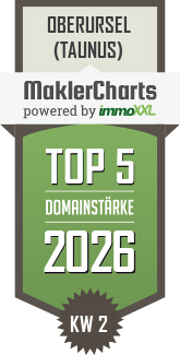 MaklerCharts KW 02/2026 - Rainer Schönfelder Immobilien ist TOP-5-Makler in Oberursel (Taunus)