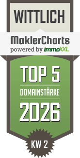 MaklerCharts KW 02/2026 - PK IMMOBILIE.de ist TOP-5-Makler in Wittlich