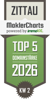 MaklerCharts KW 02/2026 - Dr. Thomas Immobilien GmbH - Verwaltung ist TOP-5-Makler in Zittau