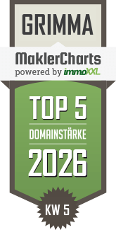 MaklerCharts KW 05/2026 - Busch Immobilien GmbH ist TOP-5-Makler in Grimma