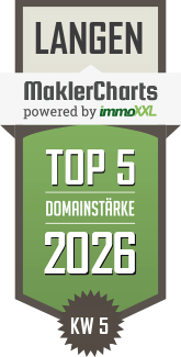 MaklerCharts KW 05/2026 - JK IMMOBILIEN ist TOP-5-Makler in Langen