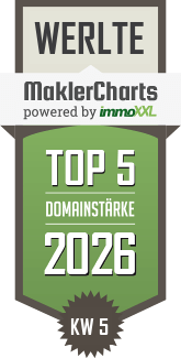 MaklerCharts KW 05/2026 - City Immobilienmakler Hannover ist TOP-5-Makler in Werlte