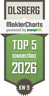 MaklerCharts KW 09/2026 - DE GROOT Immobilien ist TOP-5-Makler in Olsberg