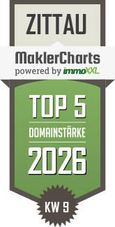 MaklerCharts KW 09/2026 - Dr. Thomas Immobilien GmbH - Verwaltung ist TOP-5-Makler in Zittau