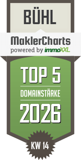 MaklerCharts KW 14/2026 - Trautmann Immobilien ist TOP-5-Makler in B�hl