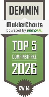 MaklerCharts KW 14/2026 - Dirk Bartz Immobilien e. K. ist TOP-5-Makler in Demmin