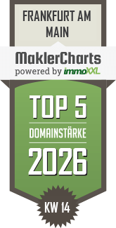 MaklerCharts KW 14/2026 - Dornbusch Immobilien ist TOP-5-Makler in Frankfurt am Main