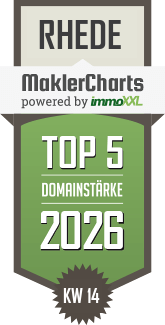 MaklerCharts KW 14/2026 - A & T Immobilien GmbH ist TOP-5-Makler in Rhede