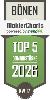 MaklerCharts KW 17/2026 - ImmoProfi Jens Müller ist TOP-5-Makler in Bönen