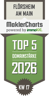 MaklerCharts KW 17/2026 - Immobilien Wissenbach ist TOP-5-Makler in Fl�rsheim am Main