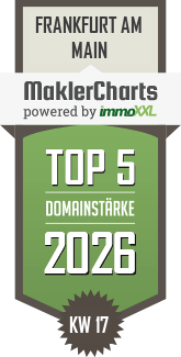MaklerCharts KW 17/2026 - Lang Immobilien GmbH ist TOP-5-Makler in Frankfurt am Main
