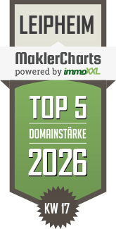 MaklerCharts KW 17/2026 - G�ttfried Immobilien GmbH ist TOP-5-Makler in Leipheim