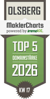 MaklerCharts KW 17/2026 - DE GROOT Immobilien  ist TOP-5-Makler in Olsberg