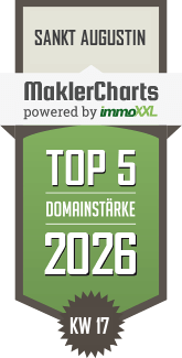 MaklerCharts KW 17/2026 - Compes Immobilien ist TOP-5-Makler in Sankt Augustin