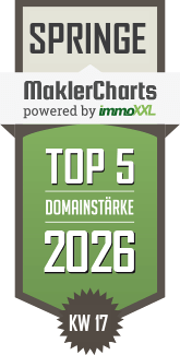MaklerCharts KW 17/2026 - Ellen Meyer Immobilien ist TOP-5-Makler in Springe