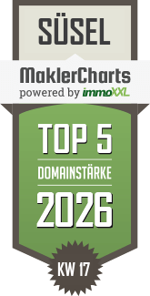 MaklerCharts KW 17/2026 - Die Hanse-Immobilien Frank Busacker ist TOP-5-Makler in Süsel