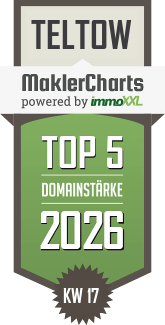 MaklerCharts KW 17/2026 - IBV GmbH ist TOP-5-Makler in Teltow