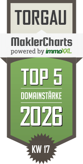MaklerCharts KW 17/2026 - Busch Immobilien GmbH ist TOP-5-Makler in Torgau