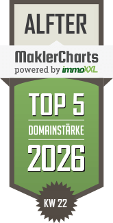 MaklerCharts KW 22/2026 - Siegmund Immobilien ist TOP-5-Makler in Alfter