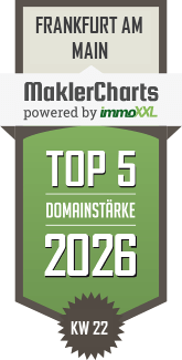MaklerCharts KW 22/2026 - Dornbusch Immobilien ist TOP-5-Makler in Frankfurt am Main