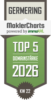 MaklerCharts KW 22/2026 - Dürrenberger Immobilien ist TOP-5-Makler in Germering