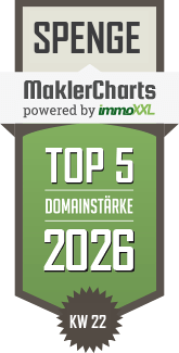 MaklerCharts KW 22/2026 - PVF Immobilien GmbH ist TOP-5-Makler in Spenge