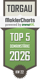 MaklerCharts KW 22/2026 - Helmut Niegl Immobilien ist TOP-5-Makler in Torgau