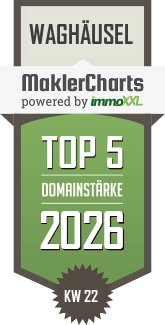 MaklerCharts KW 22/2026 - Schmidt & Schurig Immobilien | Bruchsal ist TOP-5-Makler in Waghäusel