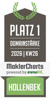 MaklerCharts KW 27/2026 - BETTERHOMES Deutschland GmbH ist bester Makler in Hollenbek