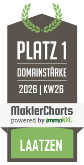 MaklerCharts KW 27/2026 - Immobilienpassion GmbH & Co. KG ist bester Makler in Laatzen