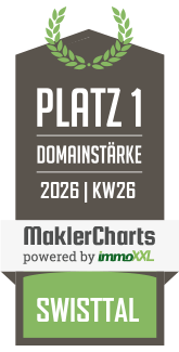 MaklerCharts KW 27/2026 - swist-immobilien ist bester Makler in Swisttal