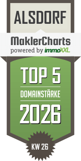 MaklerCharts KW 27/2026 - Sparkassen Immobilien GmbH ist TOP-5-Makler in Alsdorf